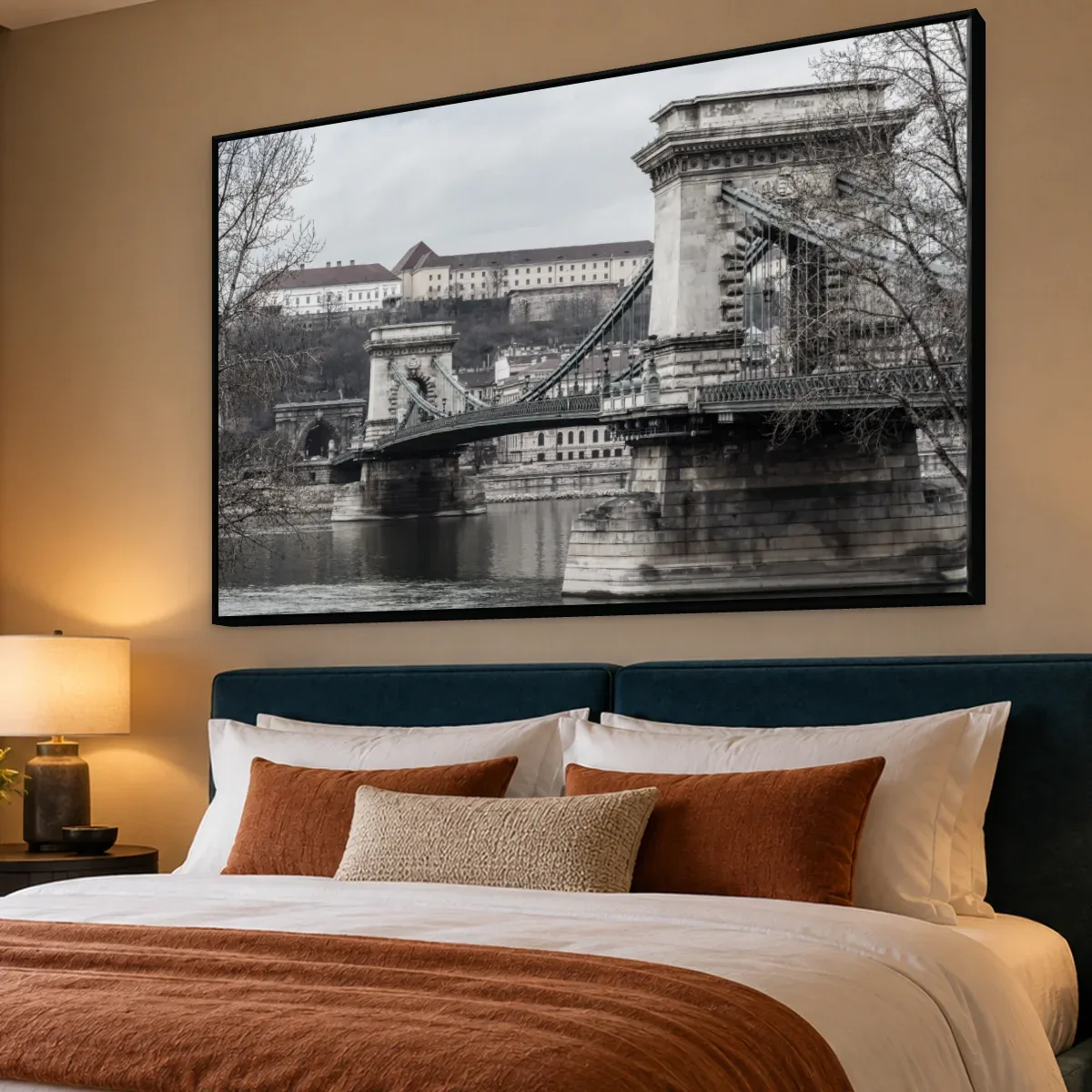 Quadro Decorativo Canvas Budapeste Invernal - CI0065