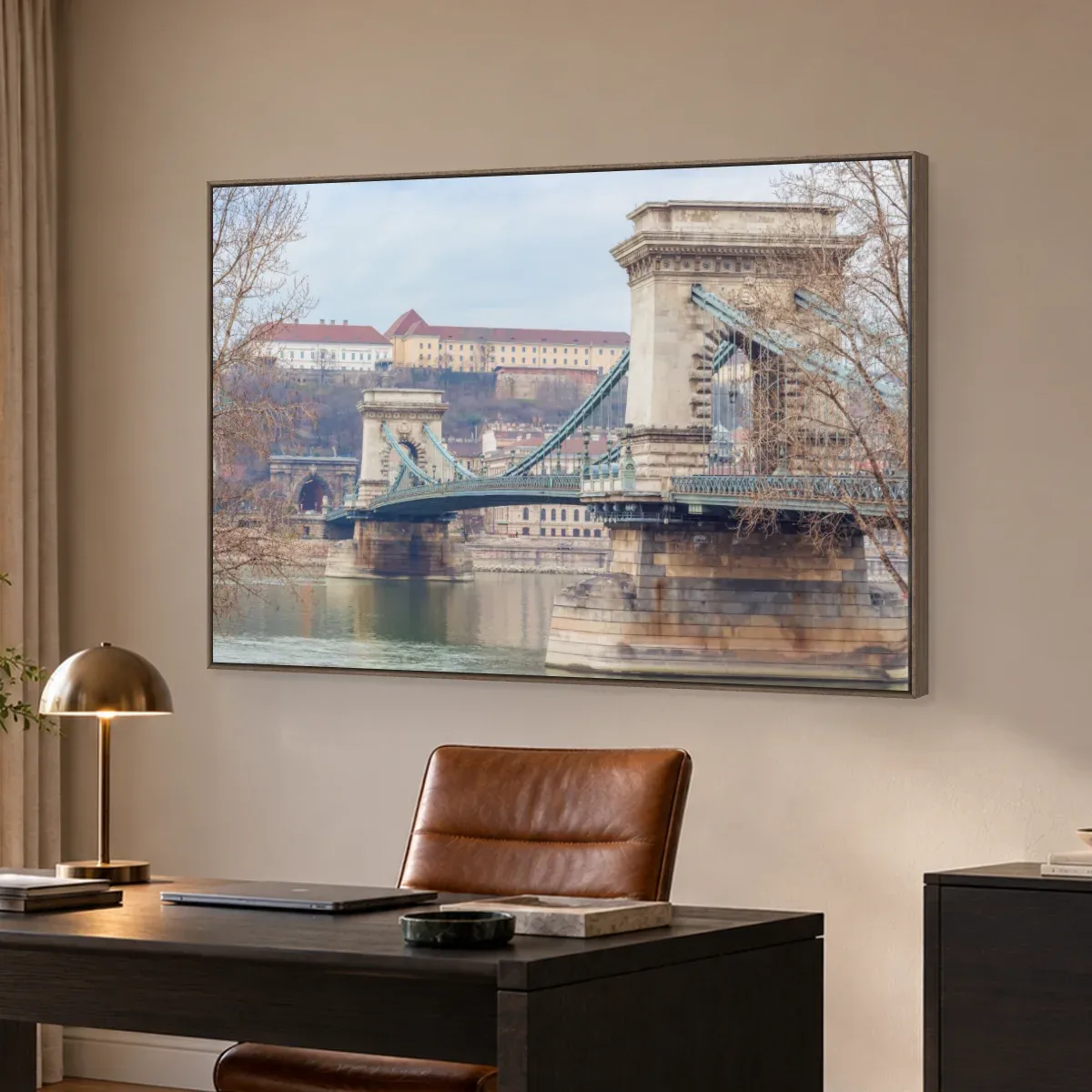 Quadro Decorativo Canvas Budapeste Romântica - CI0066