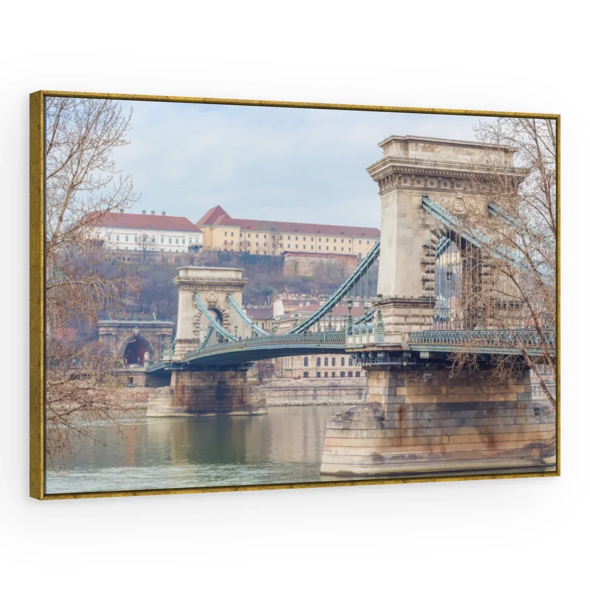 Quadro Decorativo Canvas Budapeste Romântica - CI0066