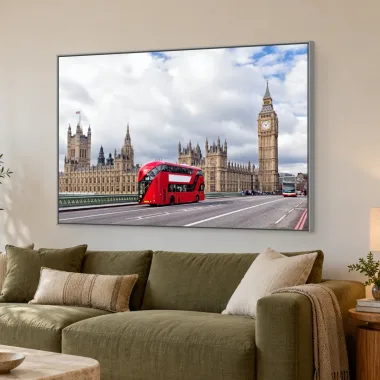 Quadro Decorativo Canvas Ônibus Londrino - CI0070