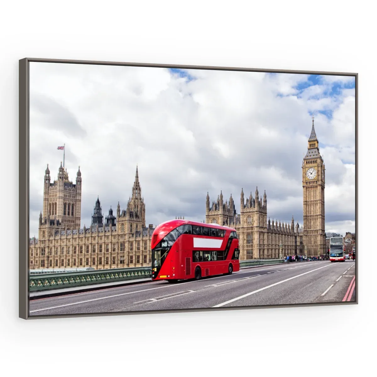 Quadro Decorativo Canvas Ônibus Londrino - CI0070