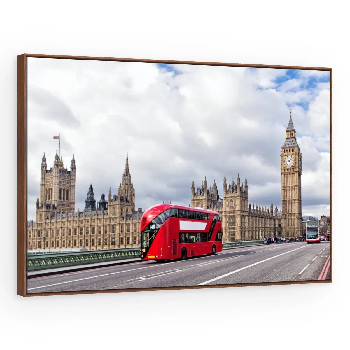 Quadro Decorativo Canvas Ônibus Londrino - CI0070