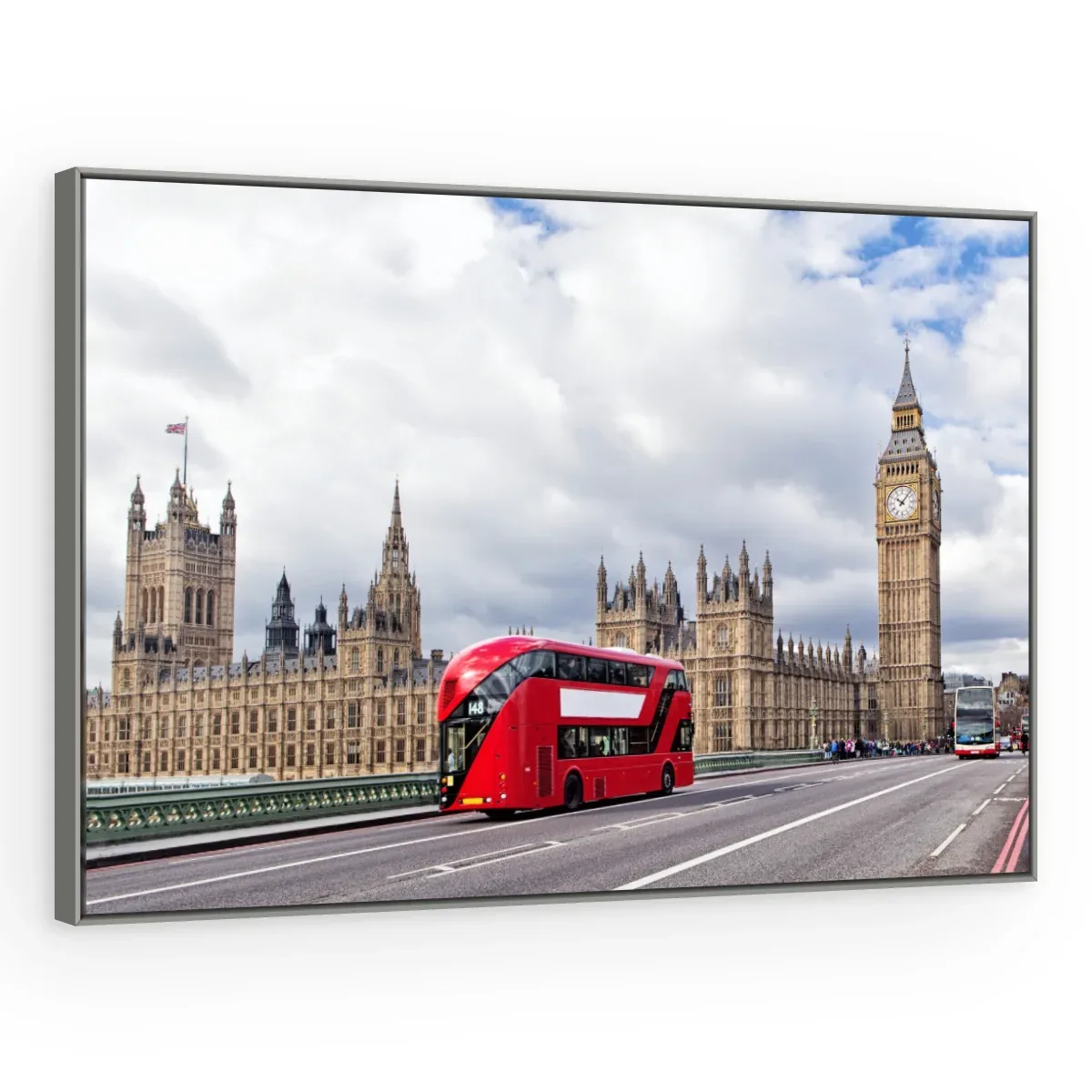 Quadro Decorativo Canvas Ônibus Londrino - CI0070