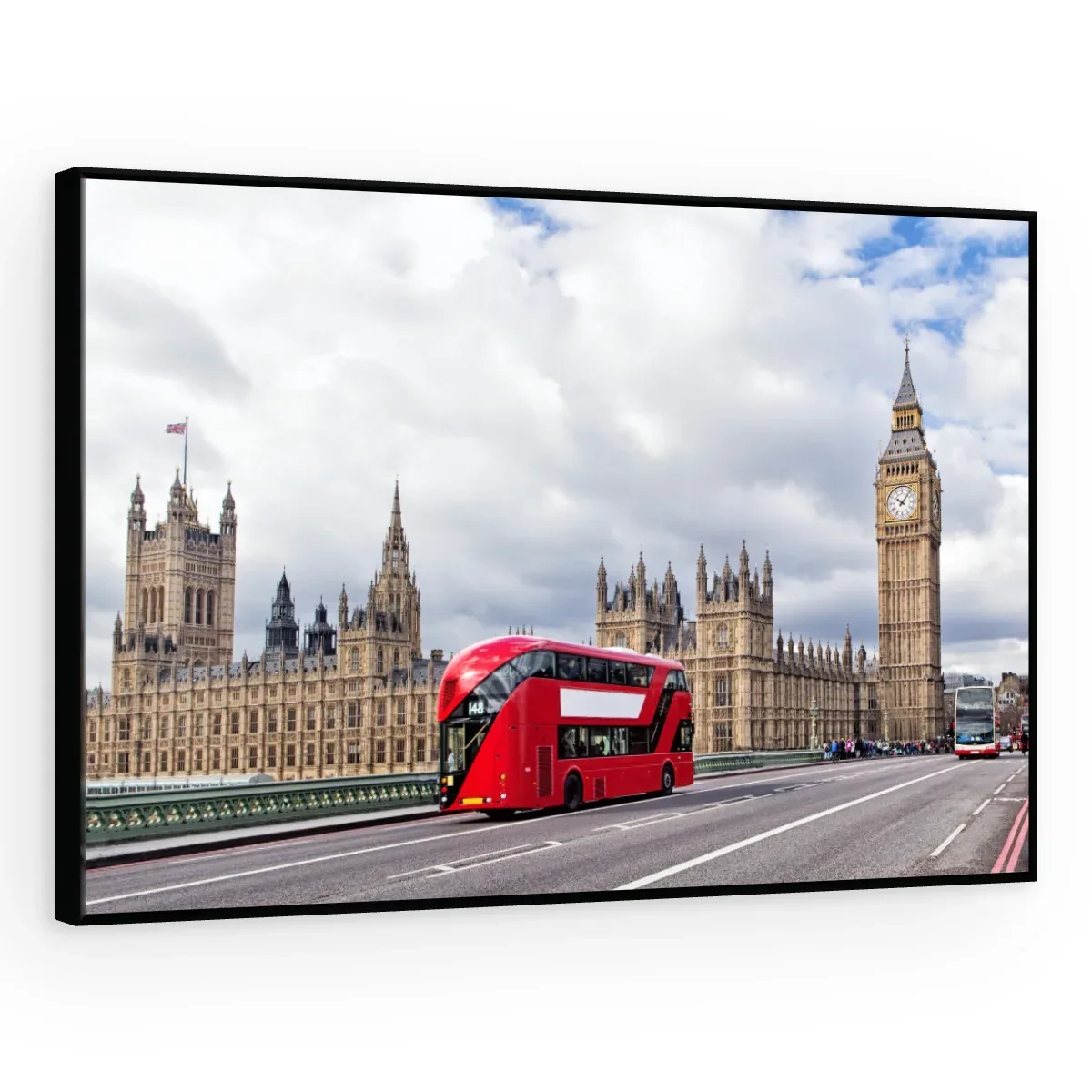 Quadro Decorativo Canvas Ônibus Londrino - CI0070