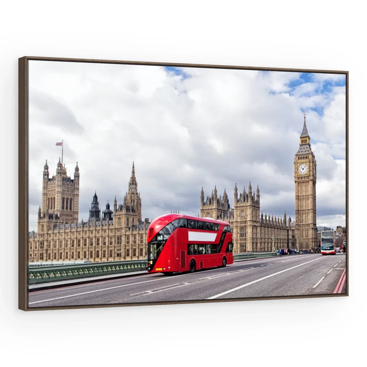 Quadro Decorativo Canvas Ônibus Londrino - CI0070