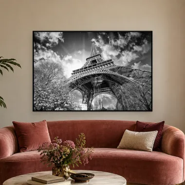 Quadro Decorativo Canvas Eiffel Imponente - CI0074