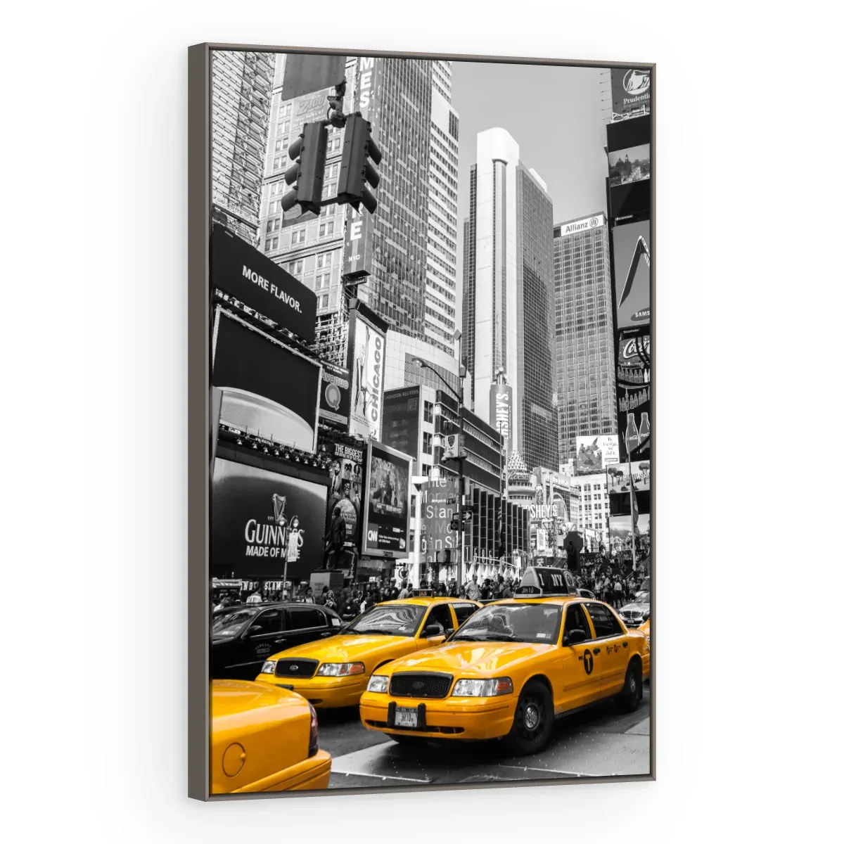 Quadro Decorativo Canvas Táxis Amarelos - CI0075