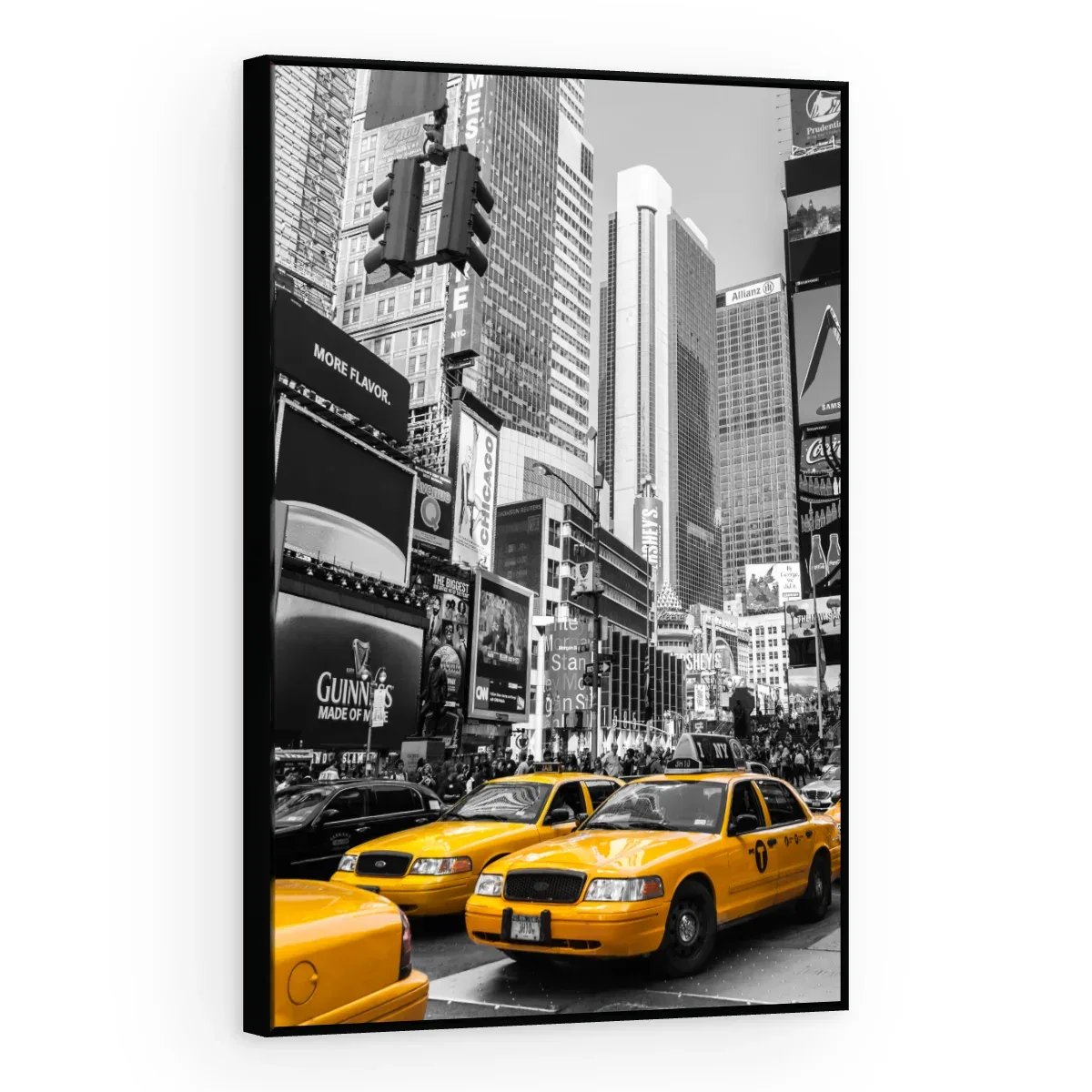 Quadro Decorativo Canvas Táxis Amarelos - CI0075
