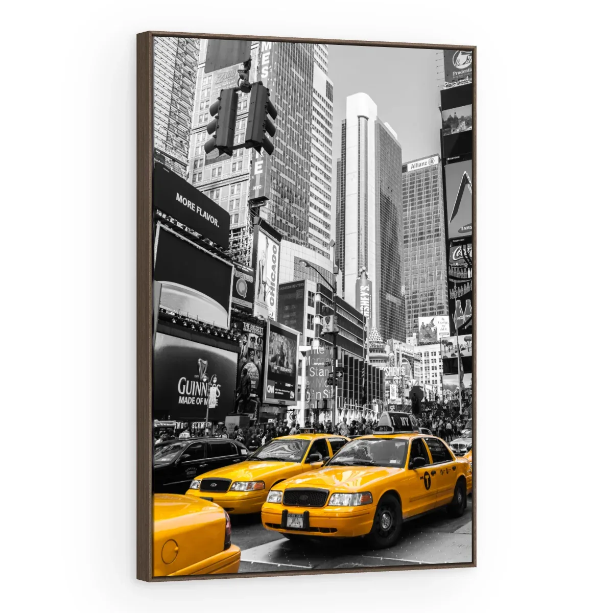 Quadro Decorativo Canvas Táxis Amarelos - CI0075