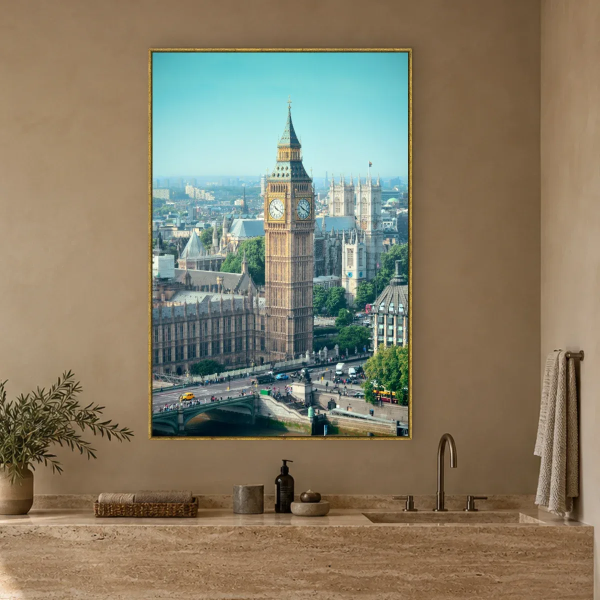 Quadro Decorativo Canvas Westminster Aéreo - CI0076