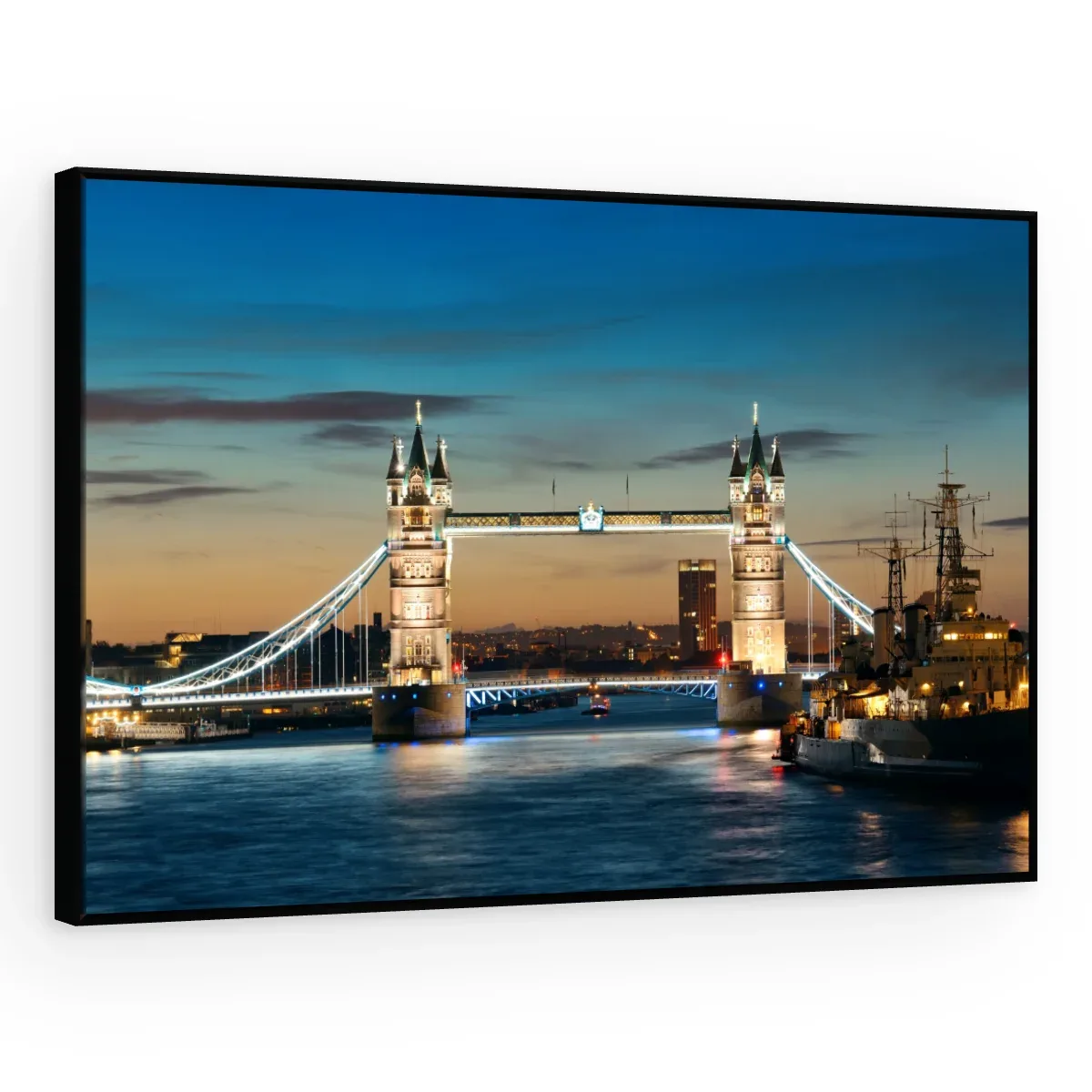 Quadro Decorativo Canvas Tâmisa Panorâmico - CI0079