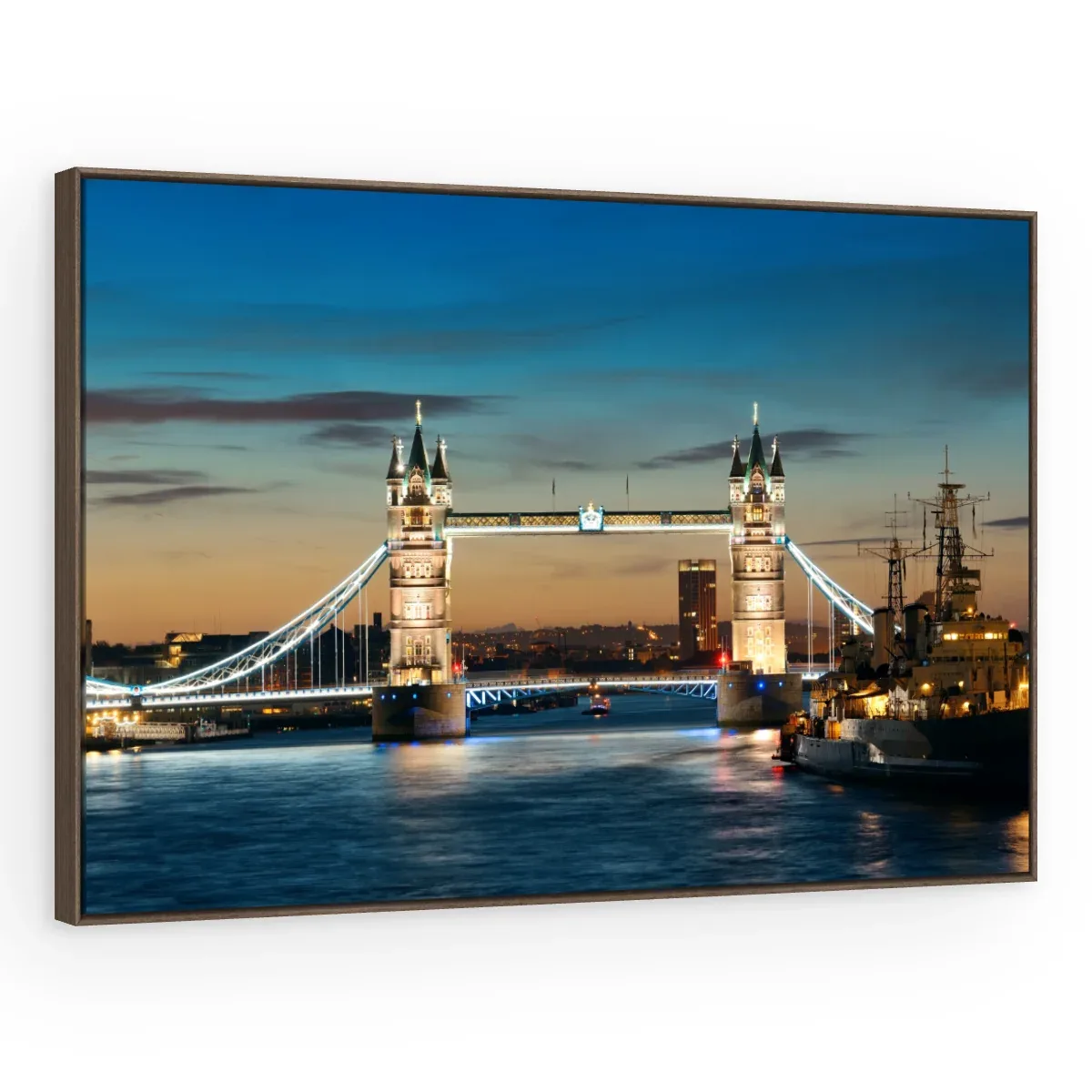 Quadro Decorativo Canvas Tâmisa Panorâmico - CI0079