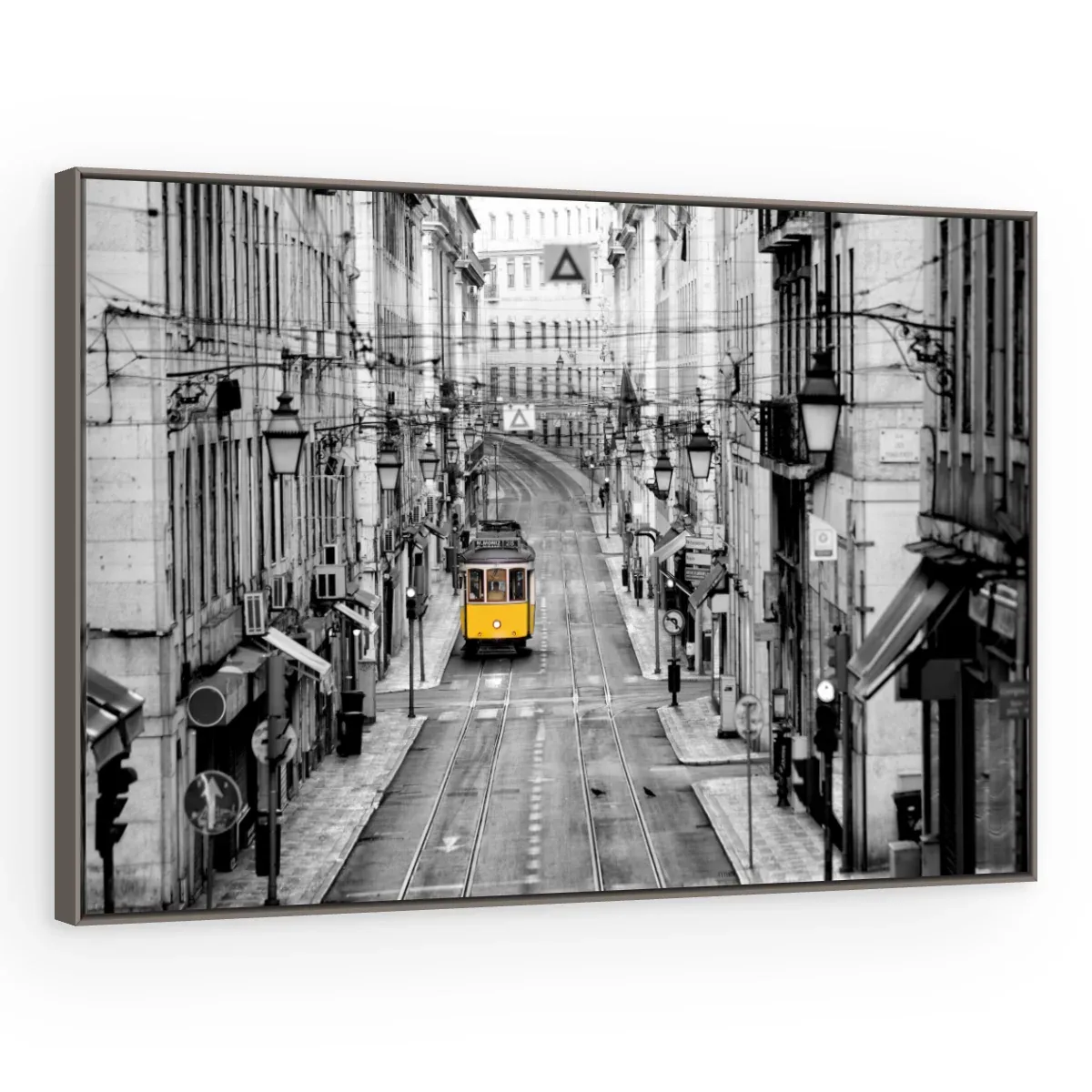 Quadro Decorativo Canvas Bonde Amarelo - CI0080