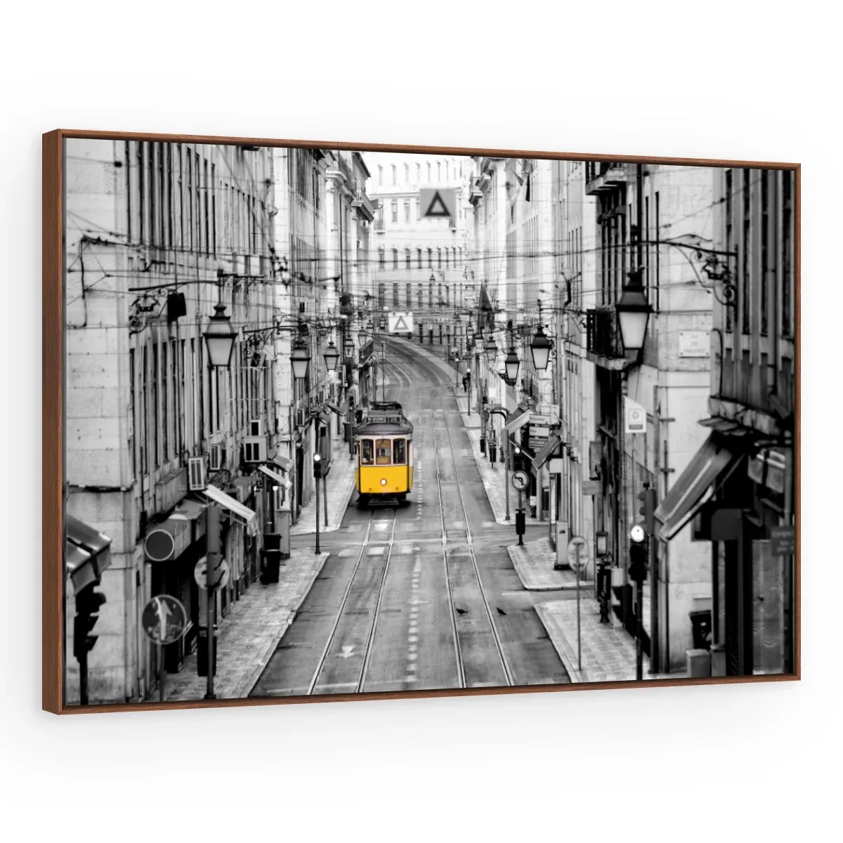 Quadro Decorativo Canvas Bonde Amarelo - CI0080