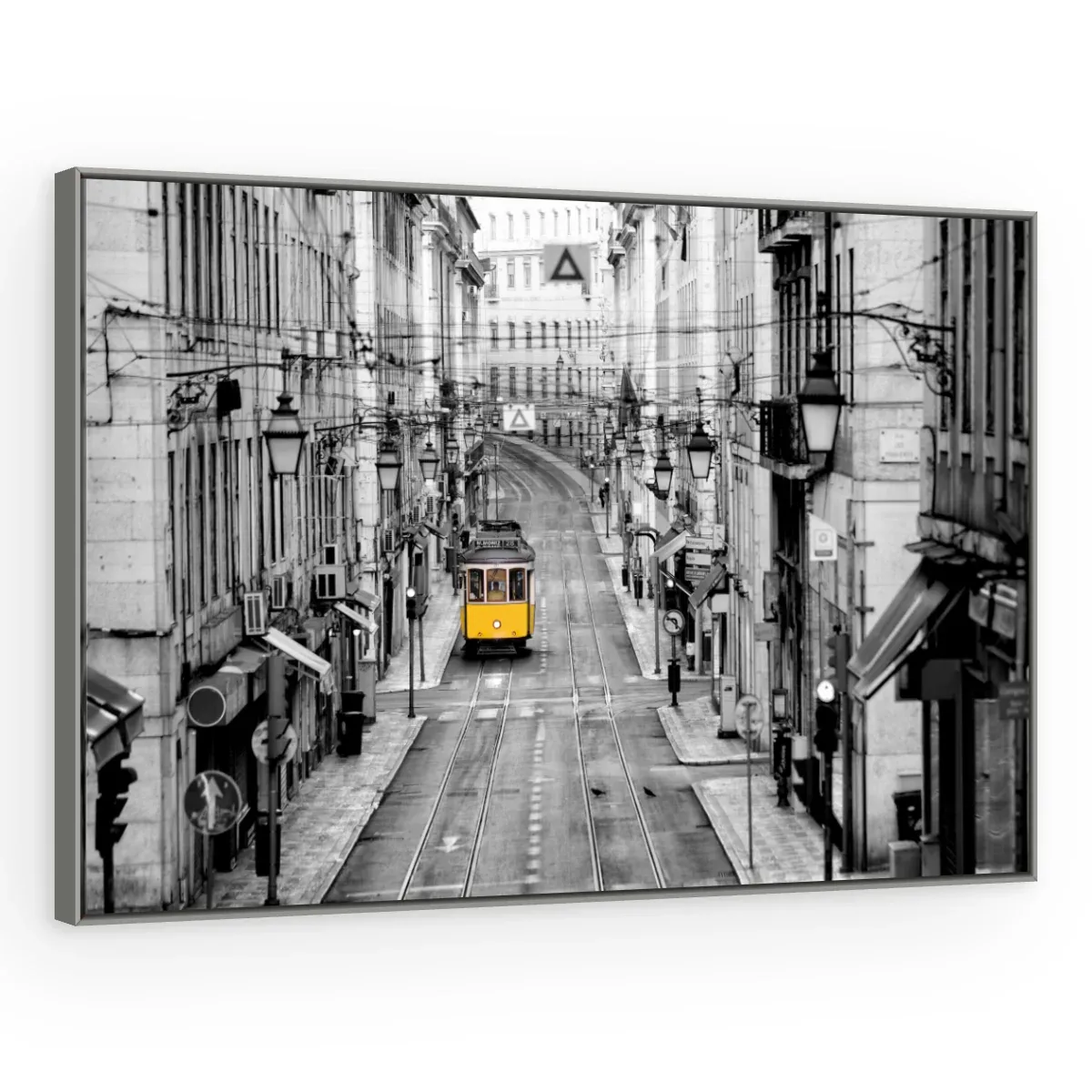 Quadro Decorativo Canvas Bonde Amarelo - CI0080