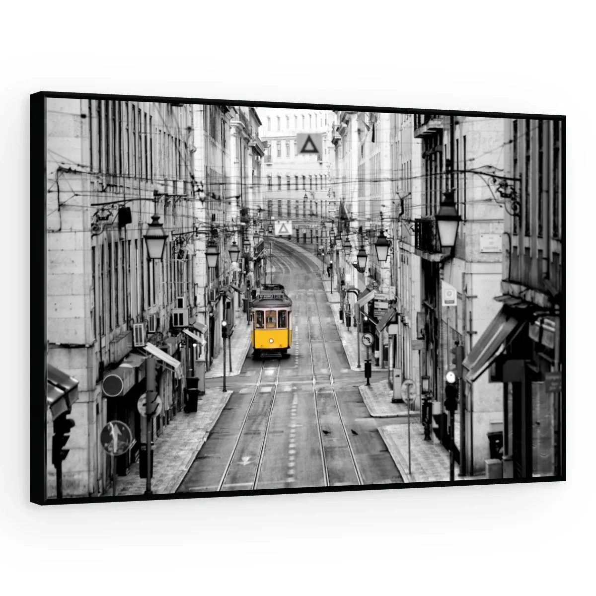 Quadro Decorativo Canvas Bonde Amarelo - CI0080