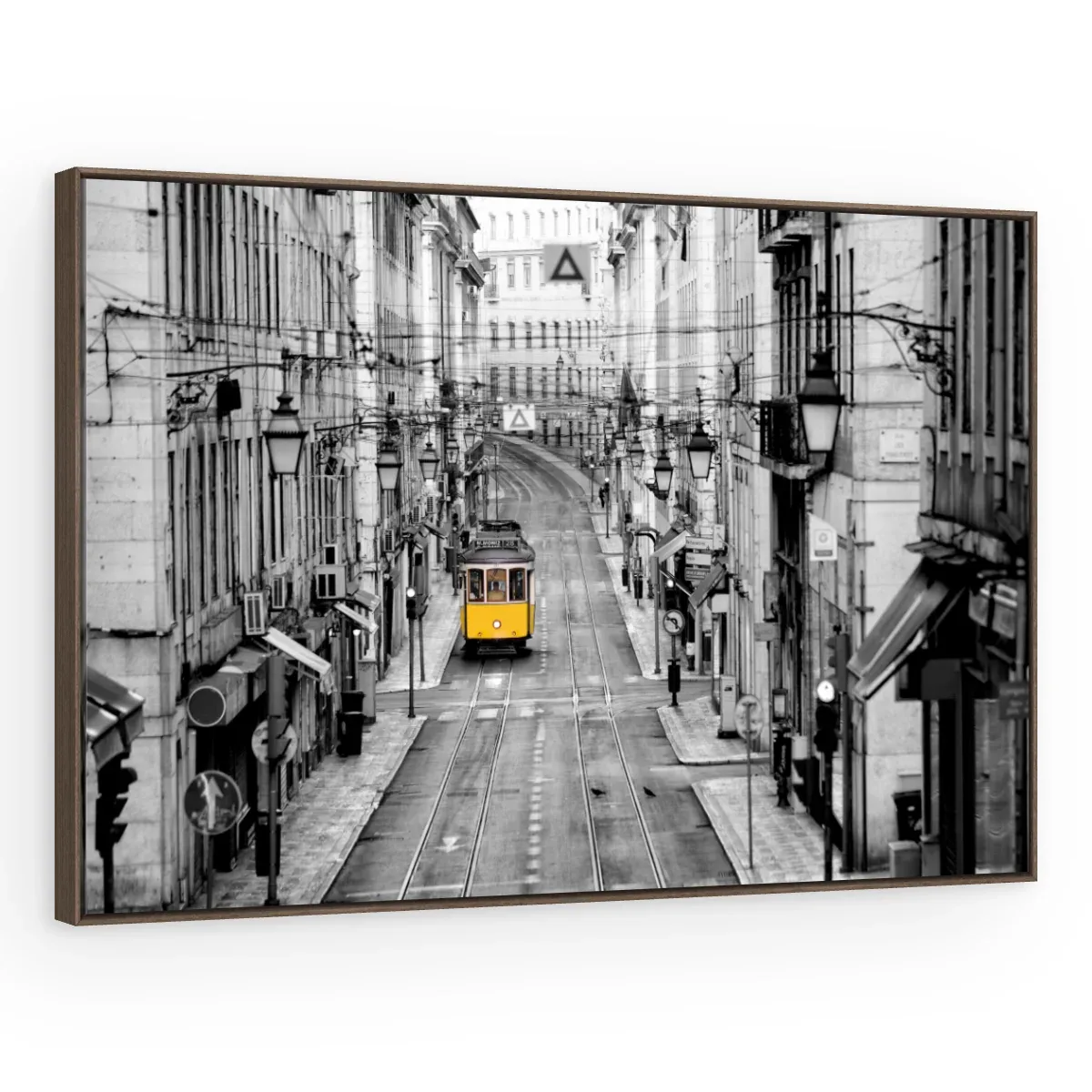 Quadro Decorativo Canvas Bonde Amarelo - CI0080