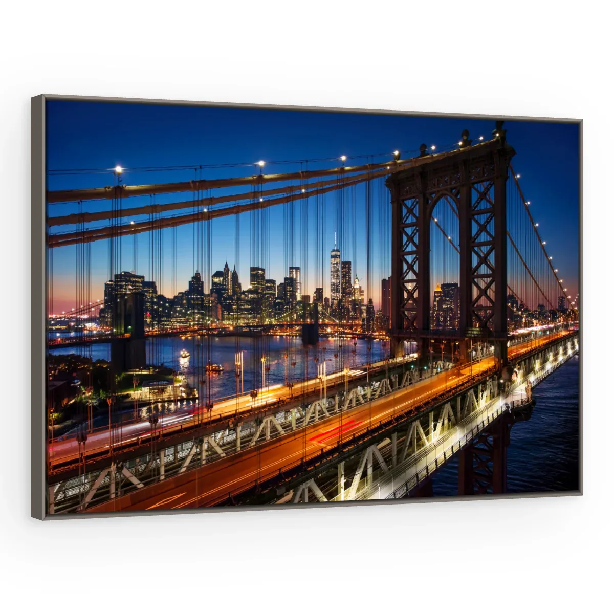 Quadro Decorativo Canvas Brooklyn Iluminada - CI0083