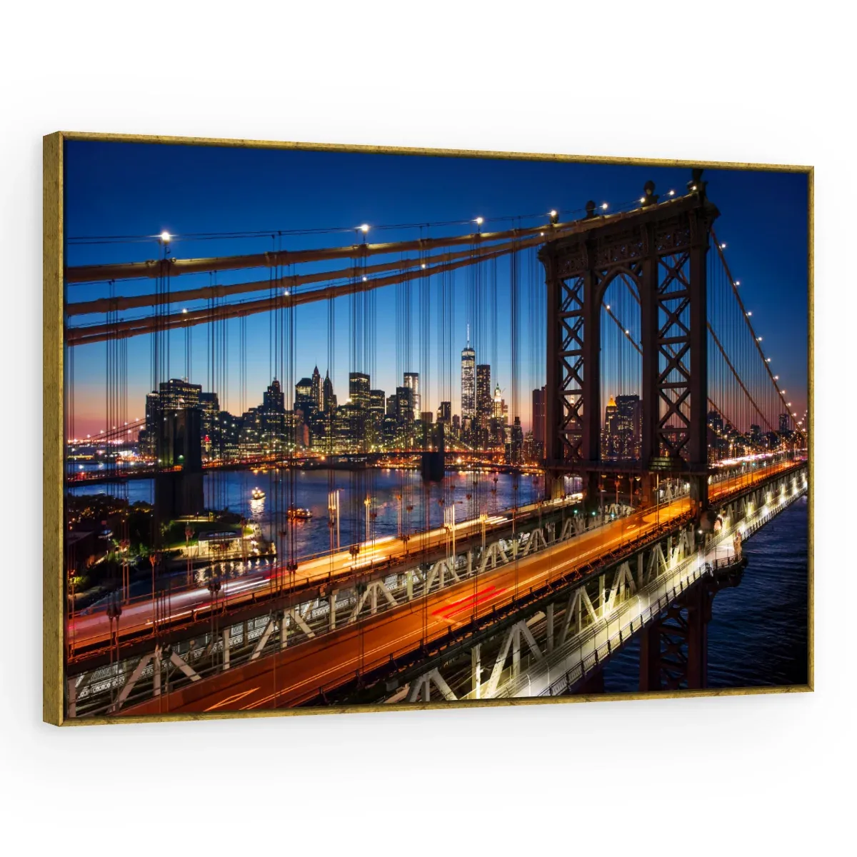 Quadro Decorativo Canvas Brooklyn Iluminada - CI0083