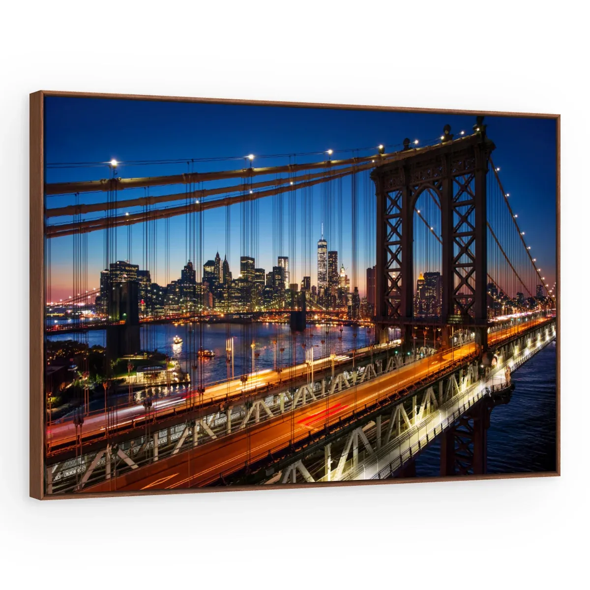Quadro Decorativo Canvas Brooklyn Iluminada - CI0083