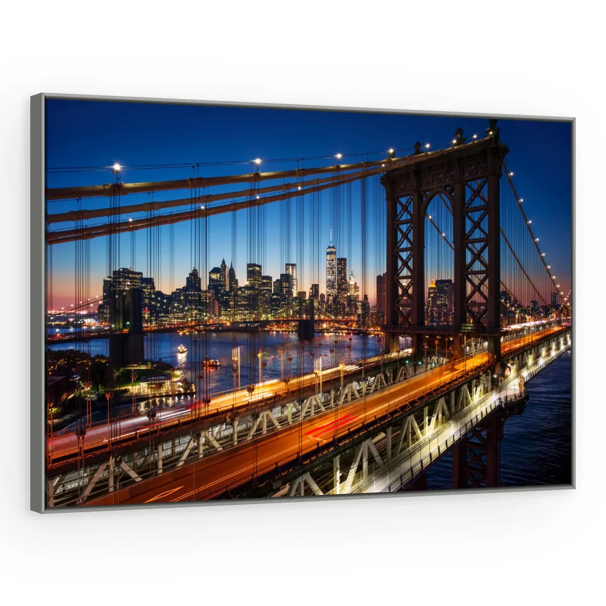 Quadro Decorativo Canvas Brooklyn Iluminada - CI0083