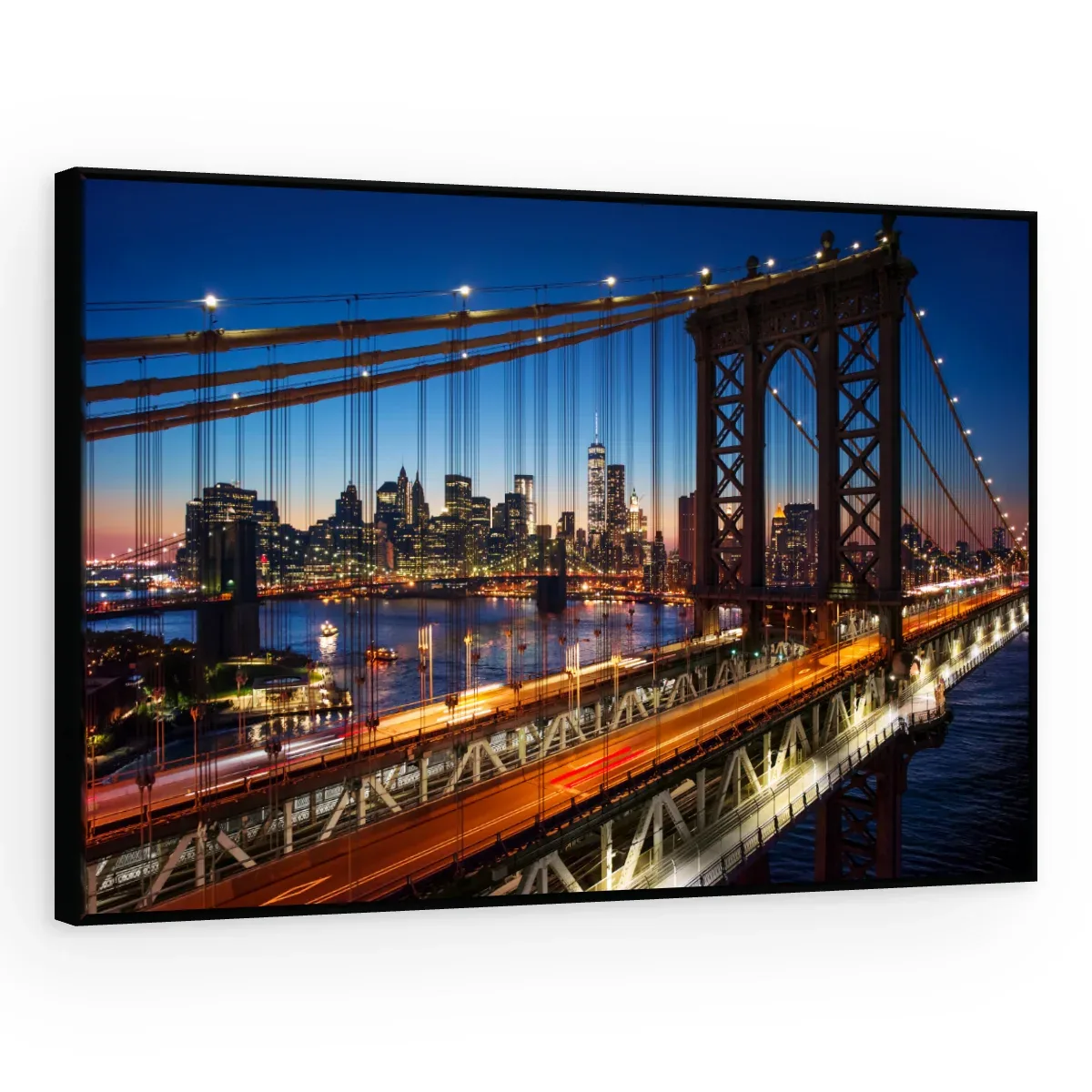 Quadro Decorativo Canvas Brooklyn Iluminada - CI0083