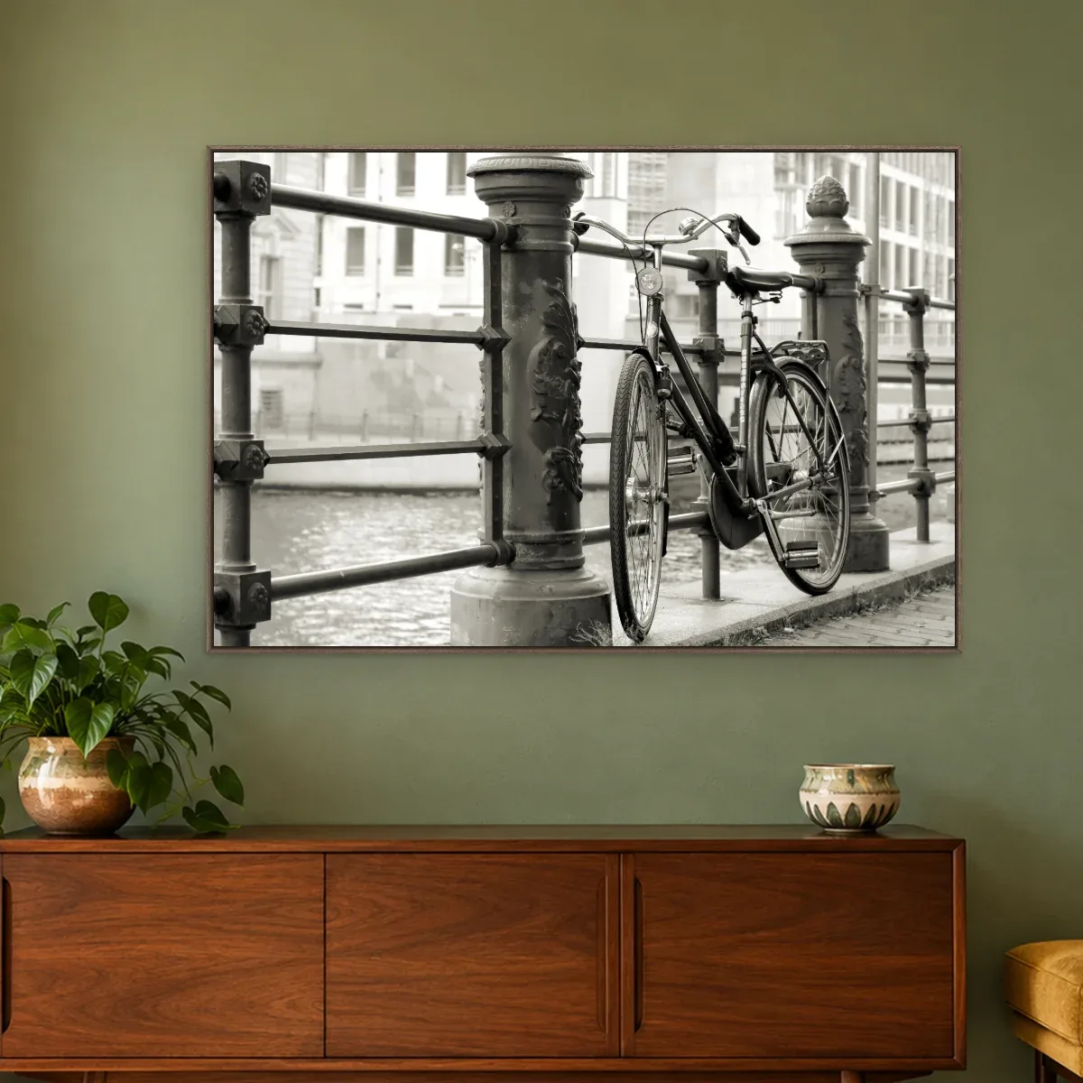 Quadro Decorativo Canvas Bicicleta Urbana - CI0084