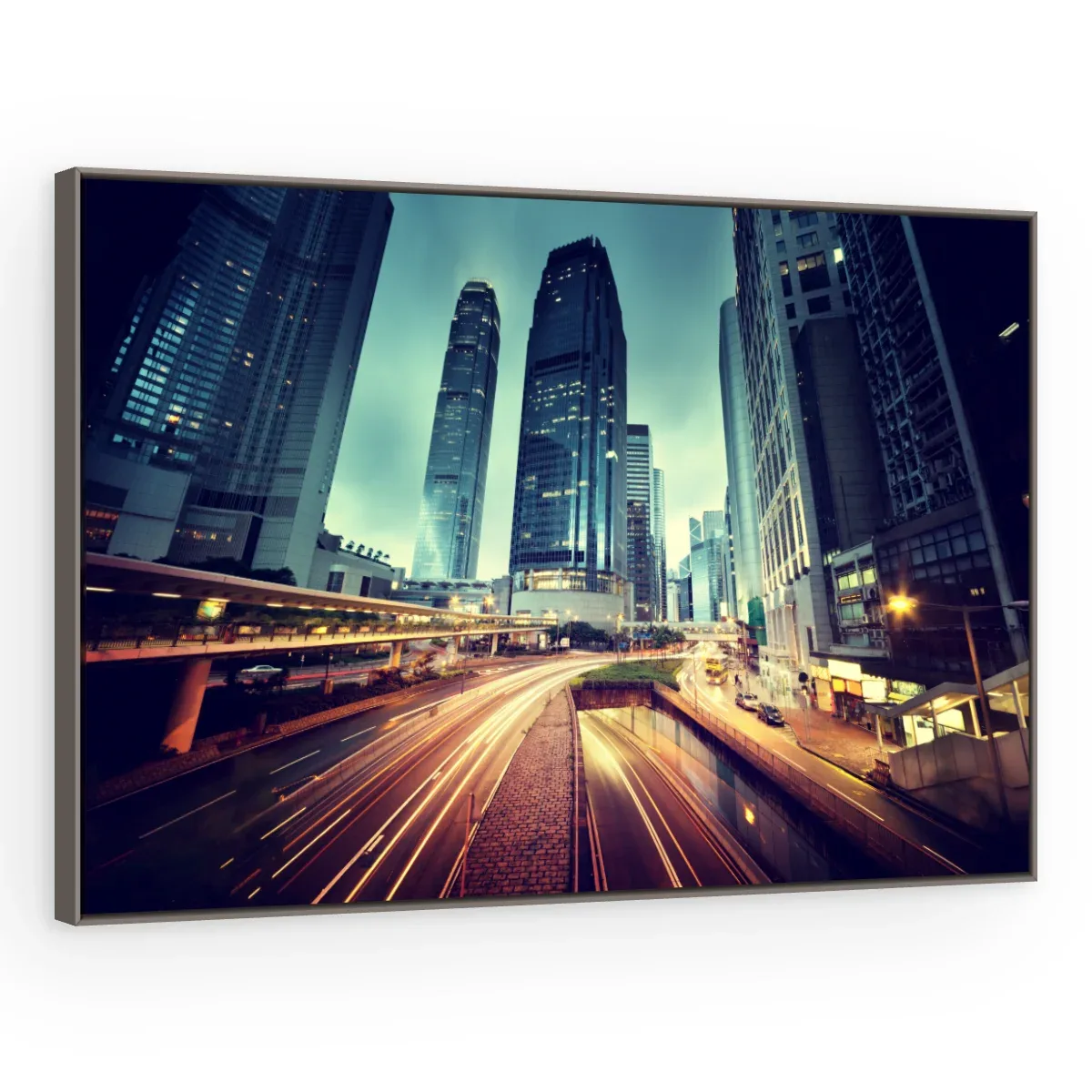 Quadro Decorativo Canvas Hong Kong - CI0086