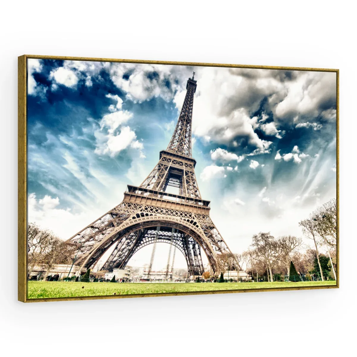 Quadro Decorativo Canvas Eiffel Radiante - CI0087