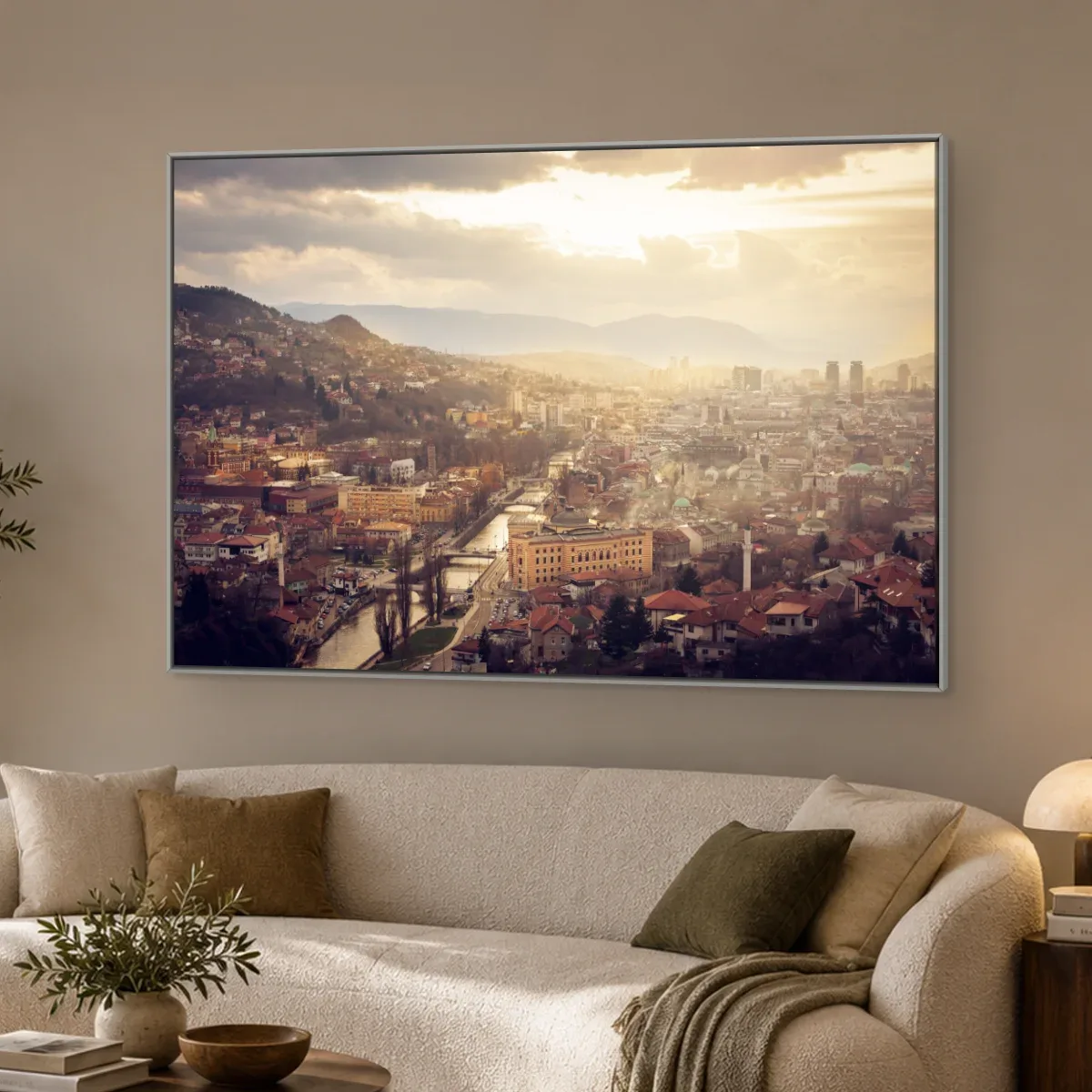 Quadro Decorativo Canvas Sarajevo Luminosa - CI0090