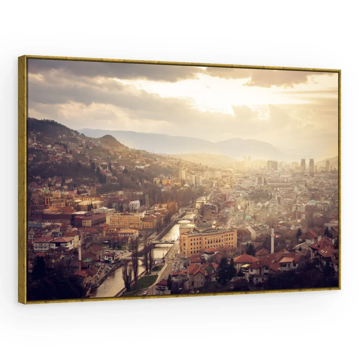 Quadro Decorativo Canvas Sarajevo Luminosa - CI0090