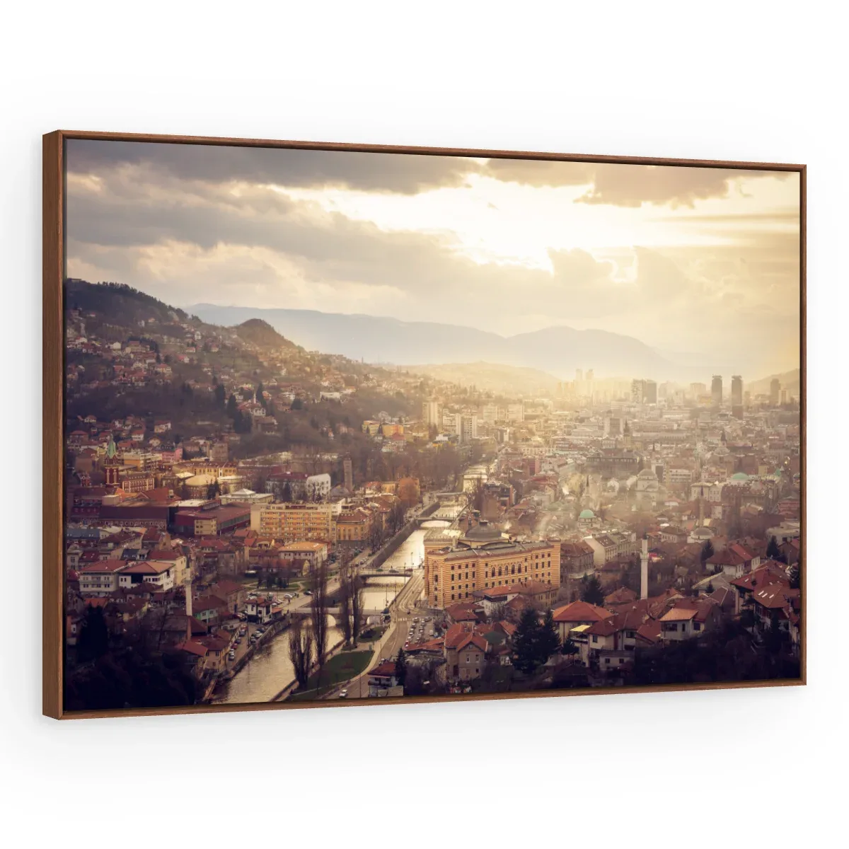 Quadro Decorativo Canvas Sarajevo Luminosa - CI0090