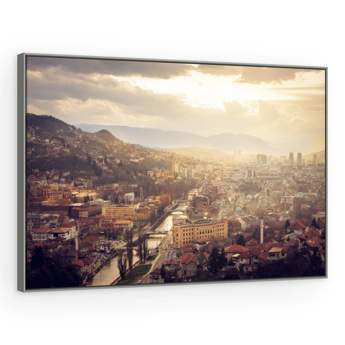 Quadro Decorativo Canvas Sarajevo Luminosa - CI0090