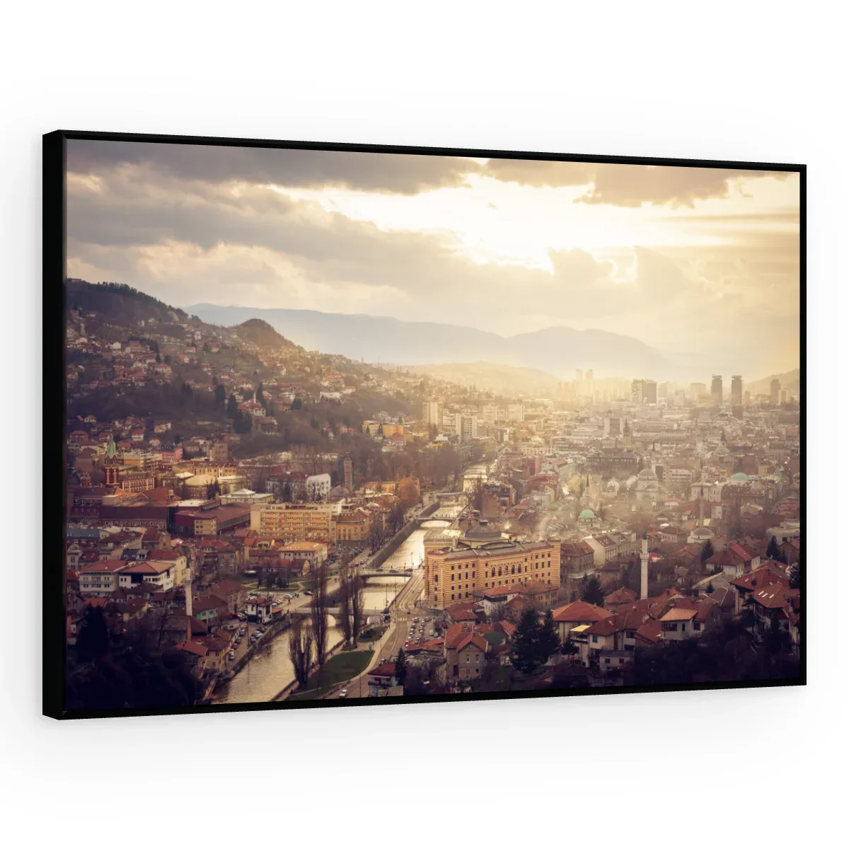 Quadro Decorativo Canvas Sarajevo Luminosa - CI0090