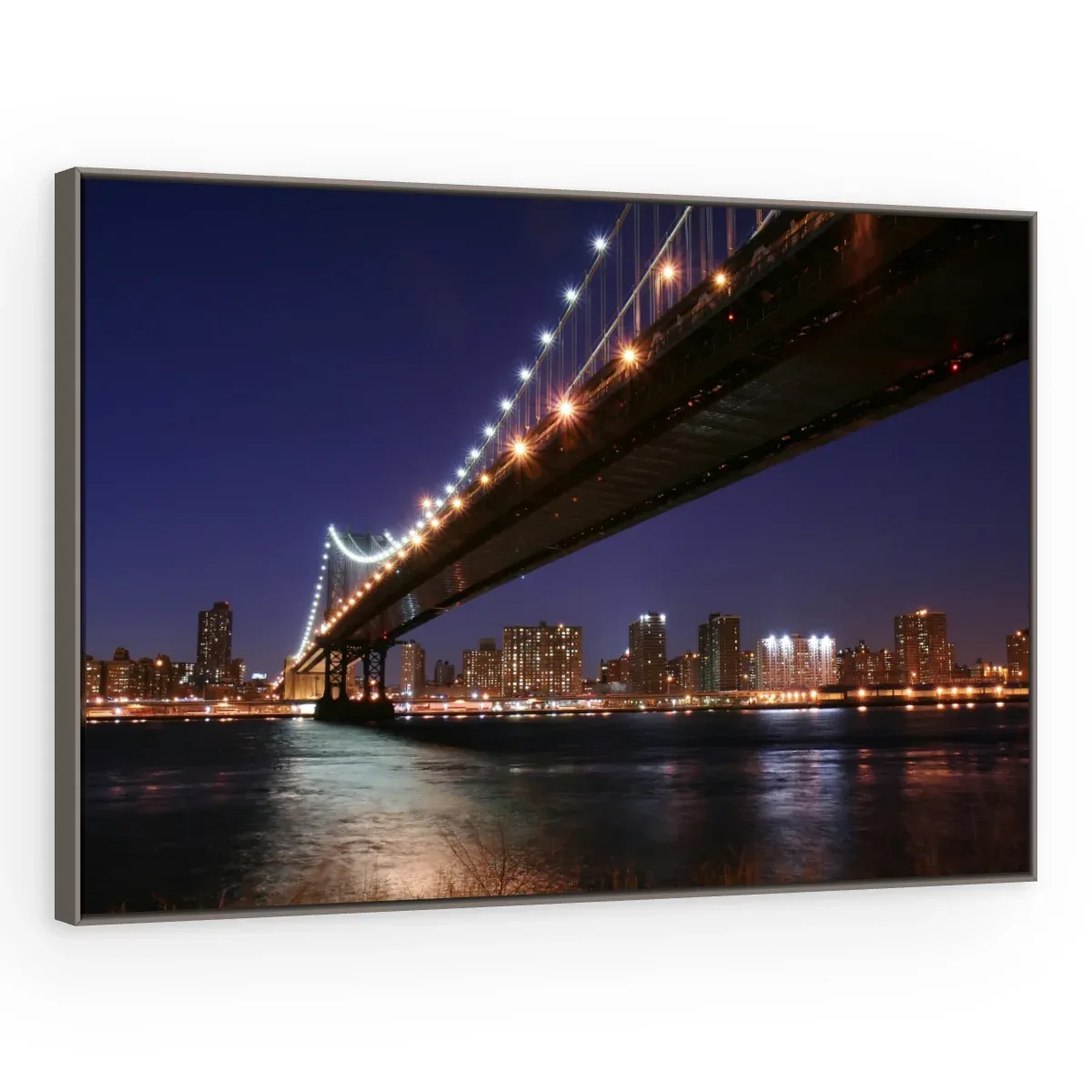 Quadro Decorativo Canvas Ponte Noturna - CI0091