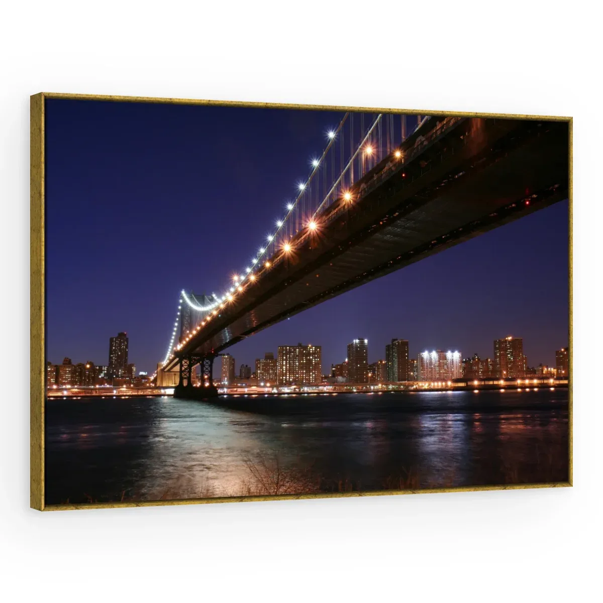 Quadro Decorativo Canvas Ponte Noturna - CI0091