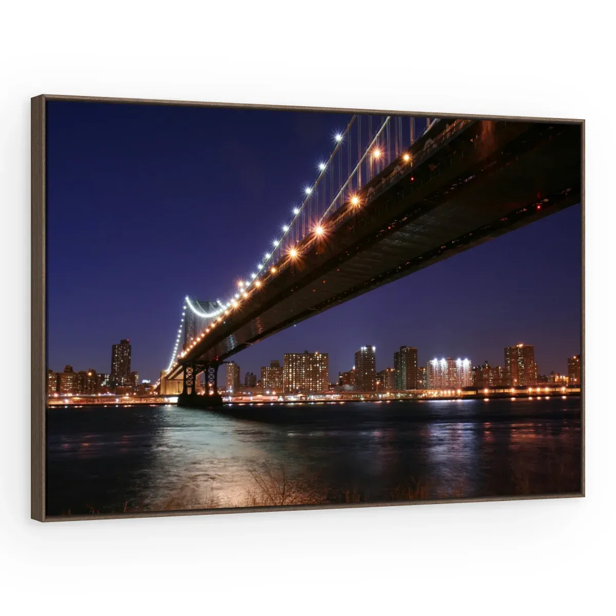 Quadro Decorativo Canvas Ponte Noturna - CI0091