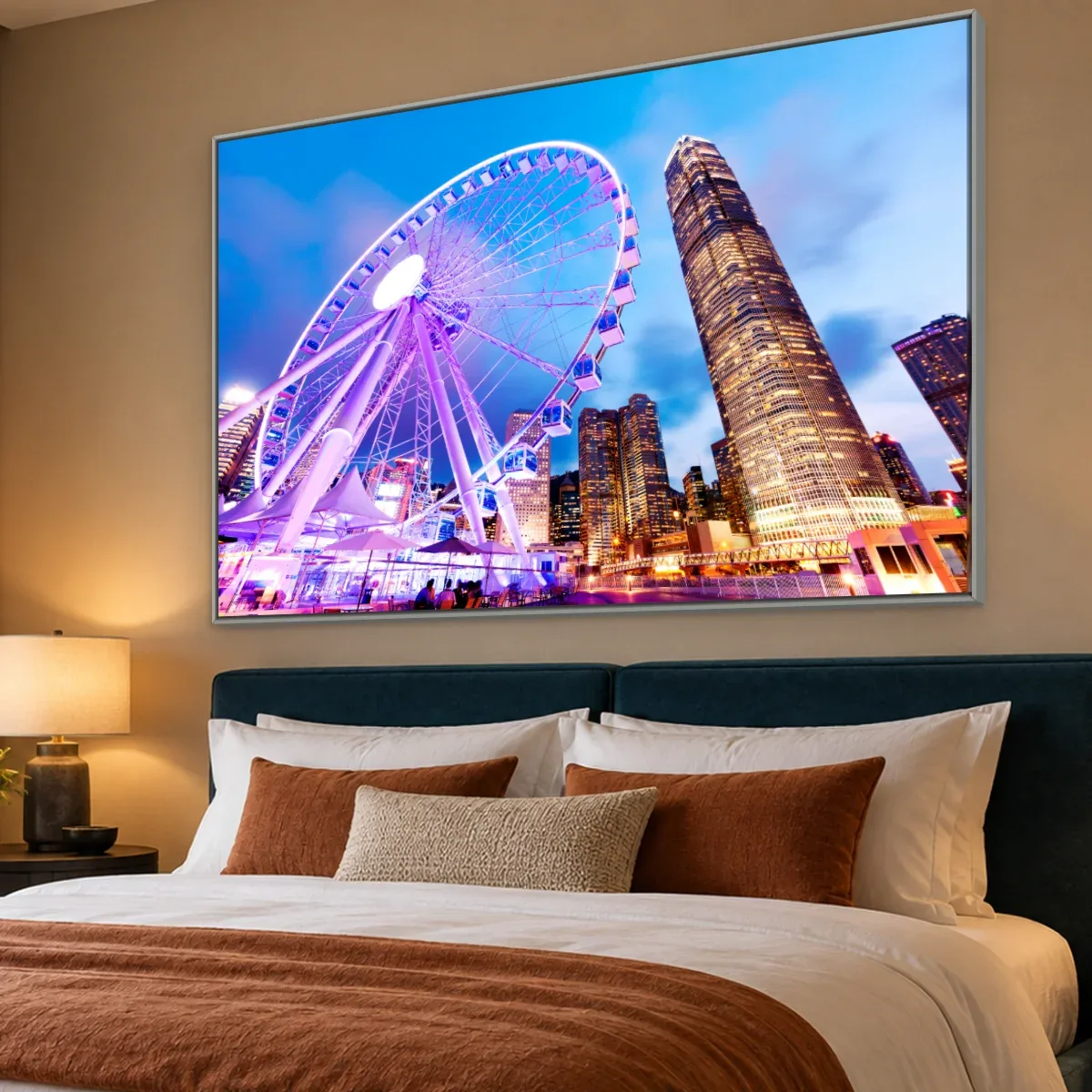 Quadro Decorativo Canvas Roda Gigante - CI0092