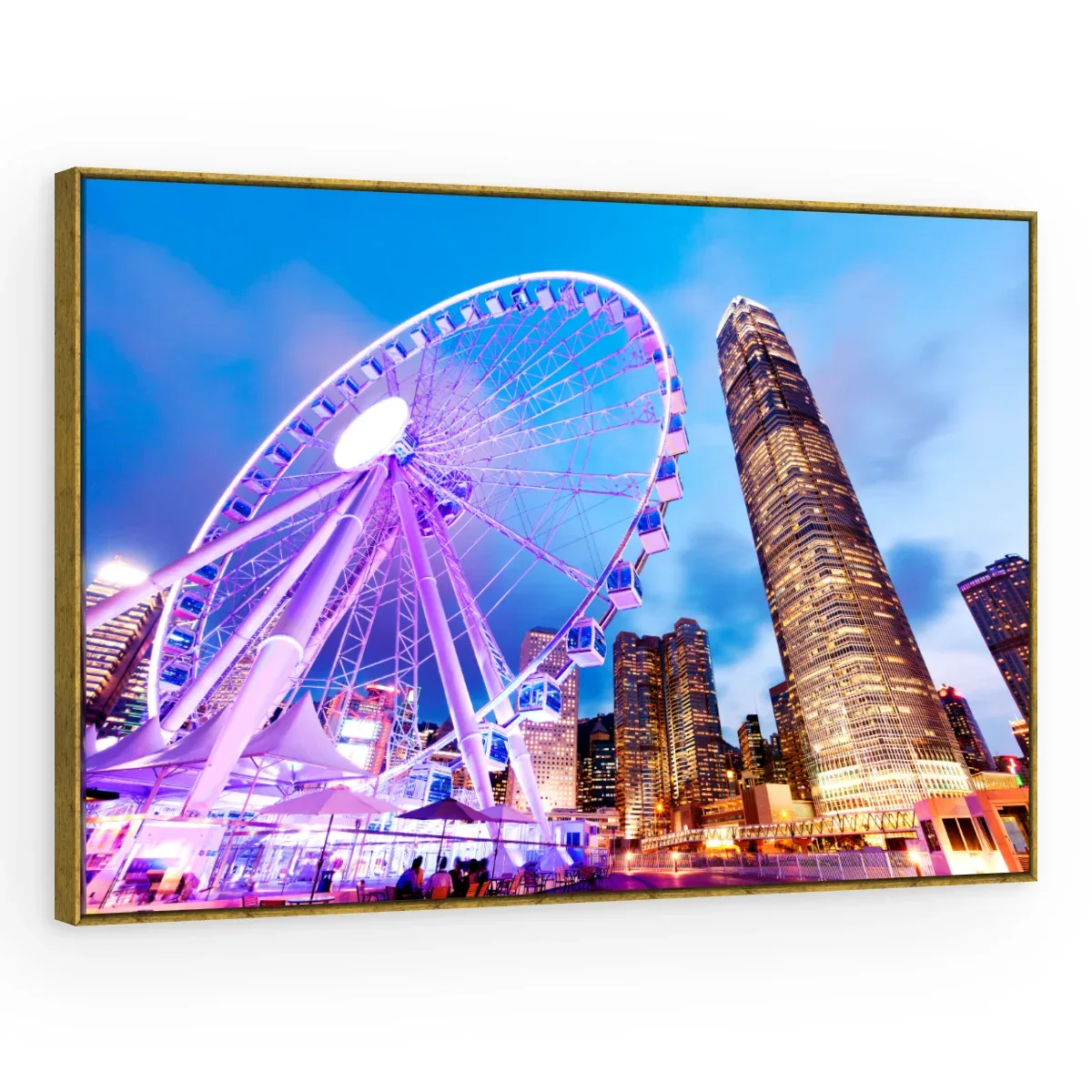 Quadro Decorativo Canvas Roda Gigante - CI0092