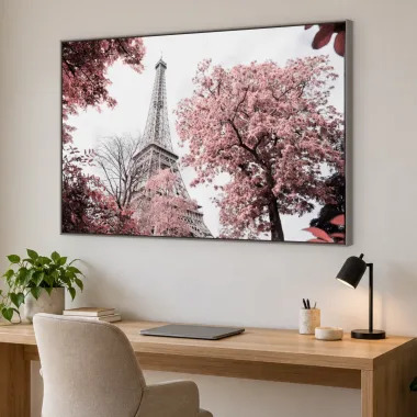 Quadro Decorativo Canvas Eiffel Florida - CI0093