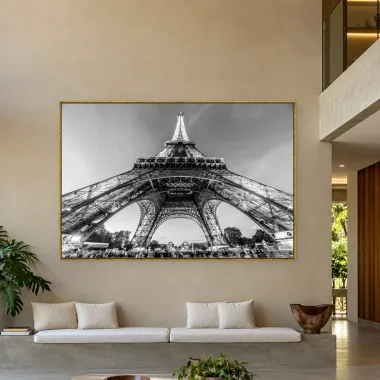 Quadro Decorativo Canvas Eiffel Geométrica - CI0094