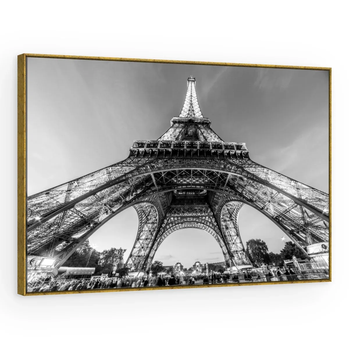 Quadro Decorativo Canvas Eiffel Geométrica - CI0094