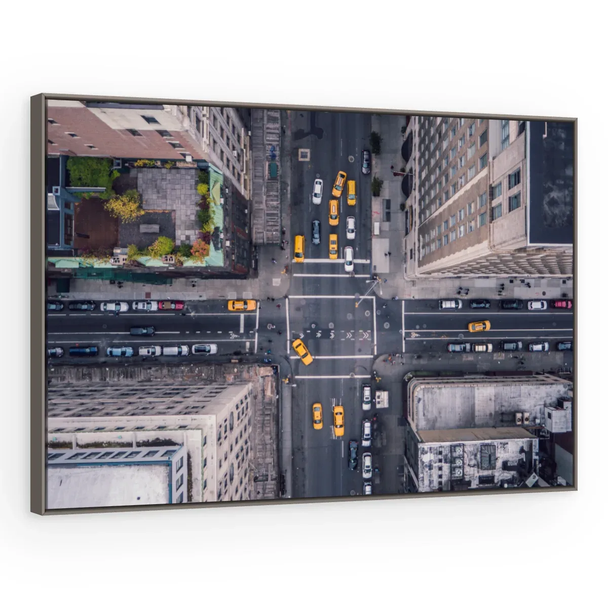 Quadro Decorativo Canvas Manhattan Aérea - CI0101