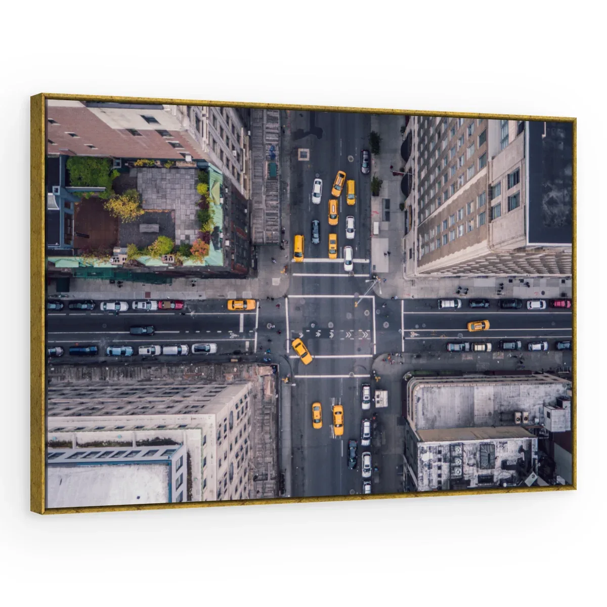 Quadro Decorativo Canvas Manhattan Aérea - CI0101