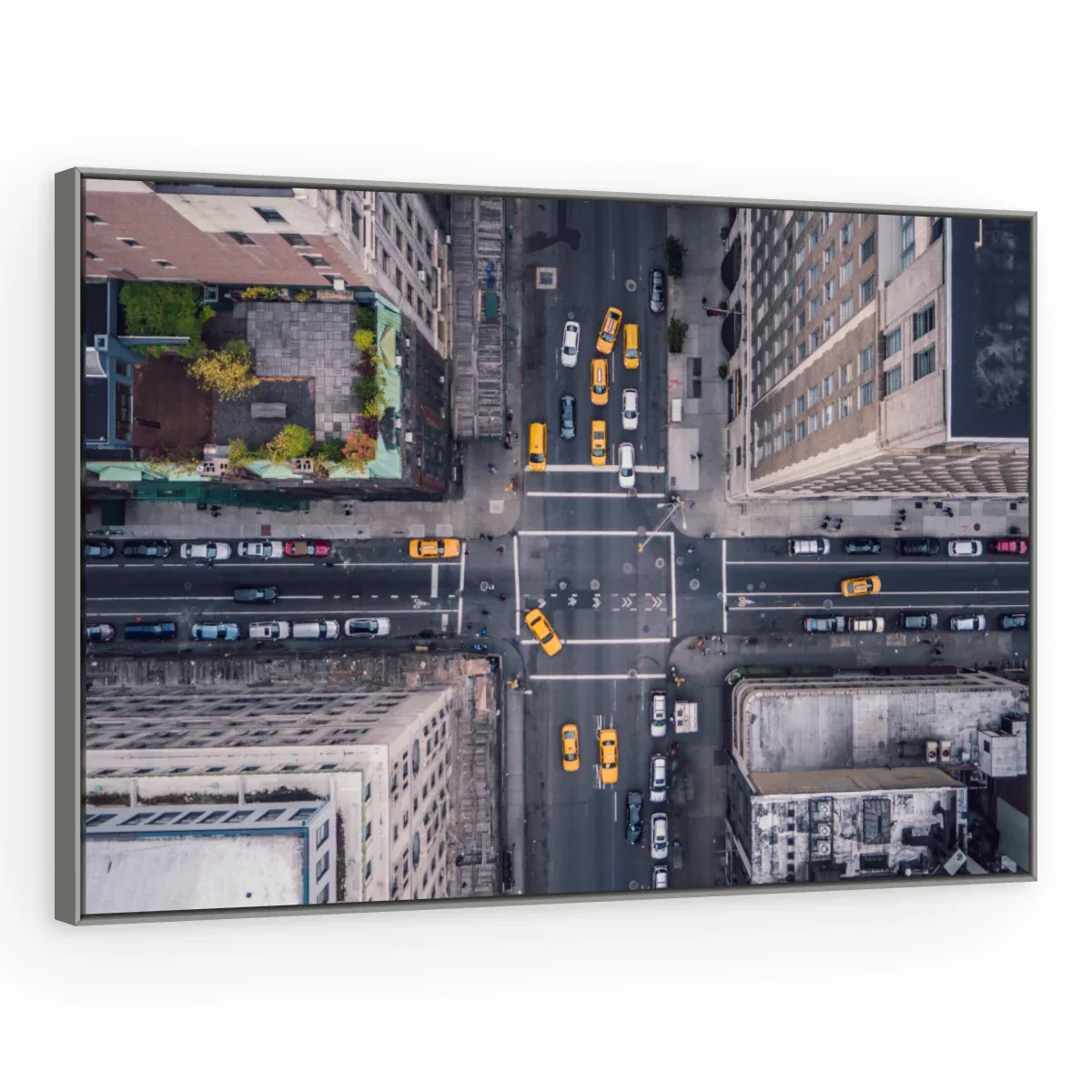Quadro Decorativo Canvas Manhattan Aérea - CI0101