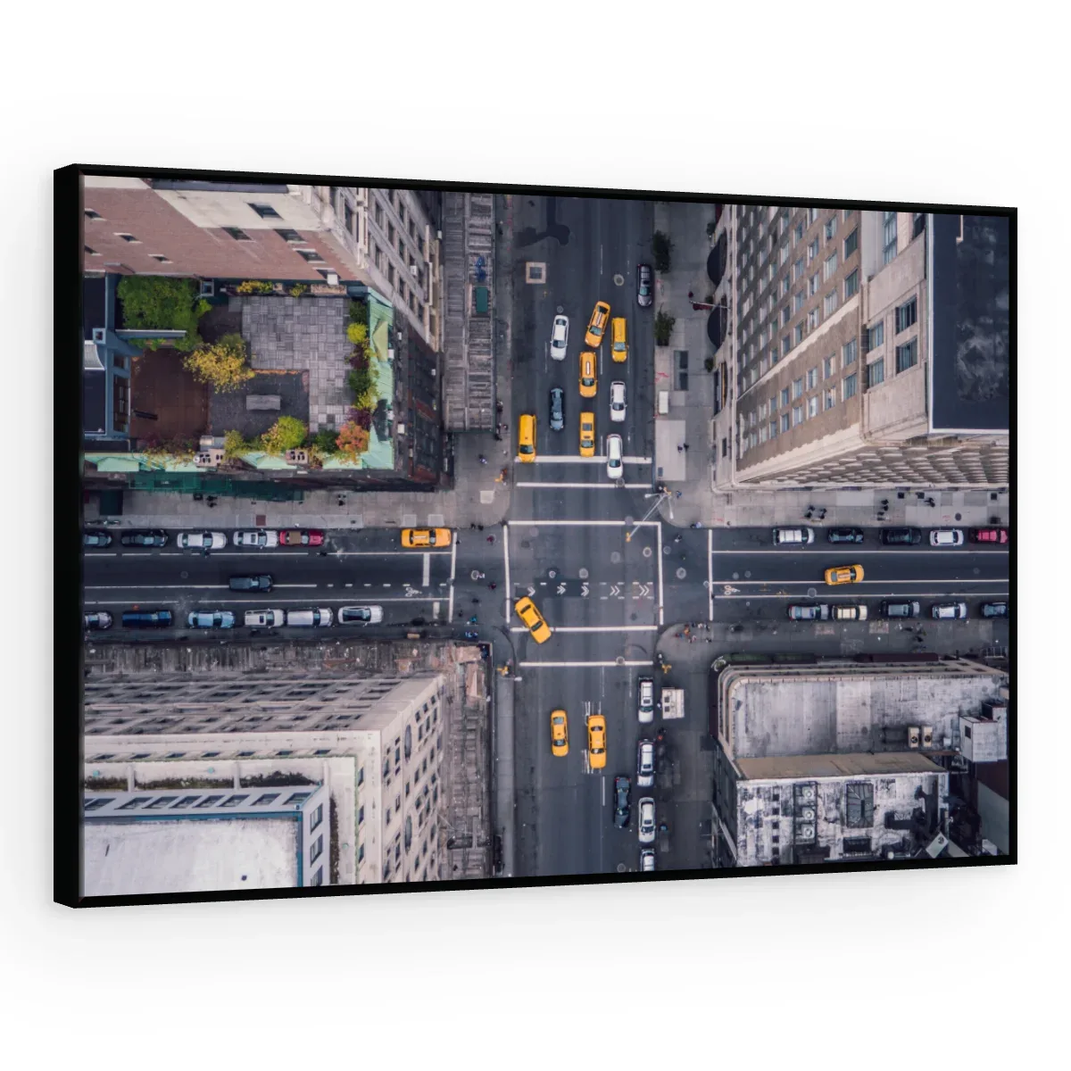Quadro Decorativo Canvas Manhattan Aérea - CI0101