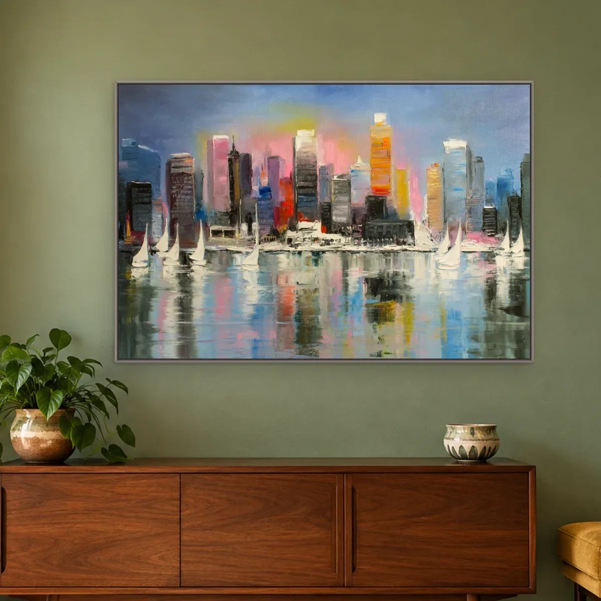 Quadro Decorativo Canvas Marina Colorida - CI0104
