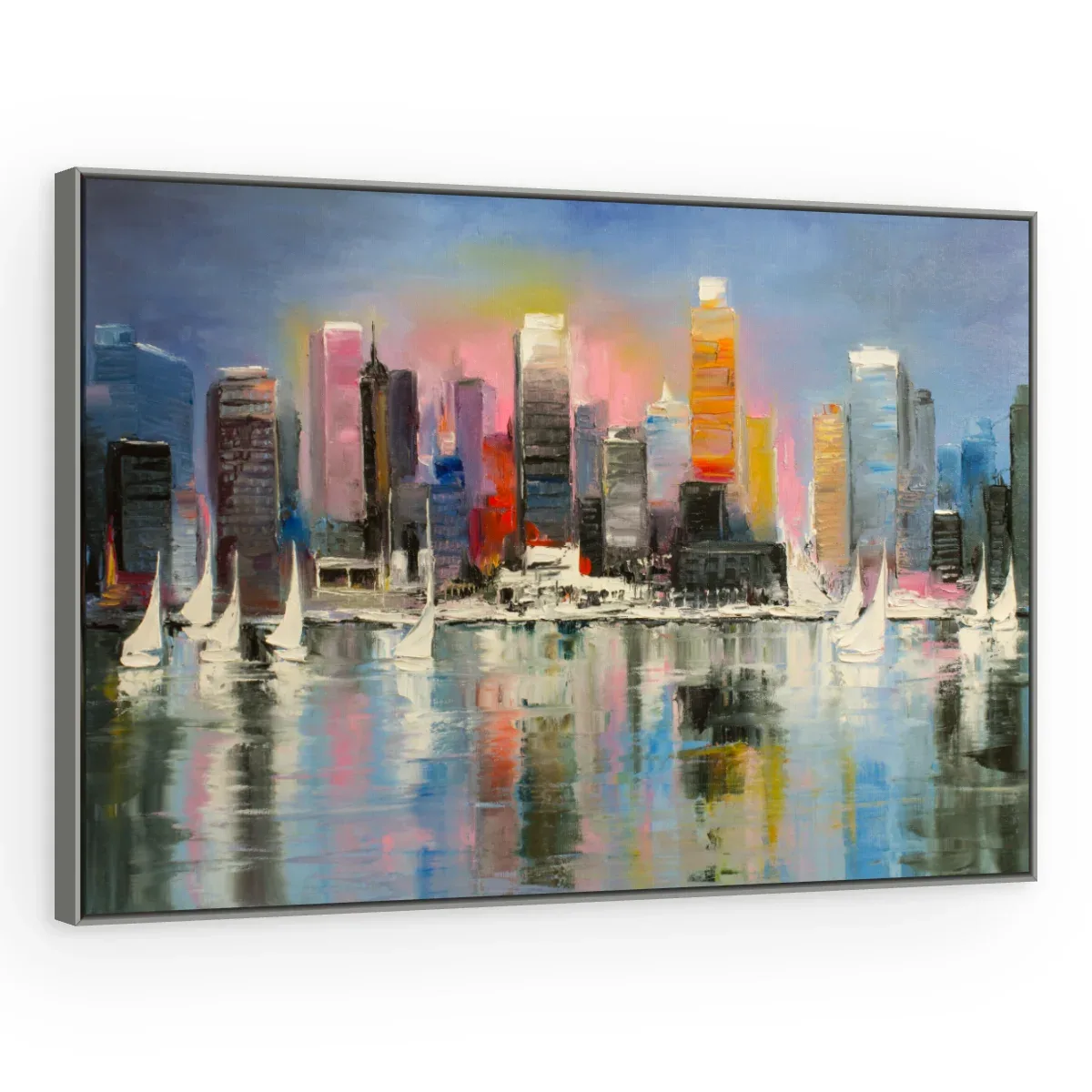 Quadro Decorativo Canvas Marina Colorida - CI0104