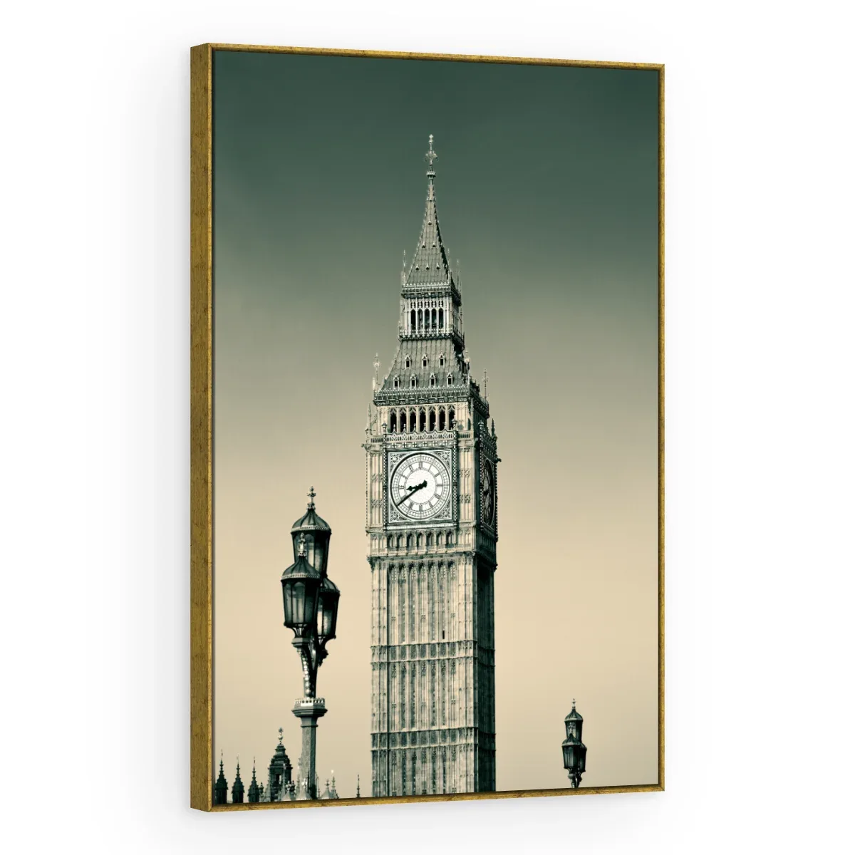 Quadro Decorativo Canvas Relógio Londrino - CI0105