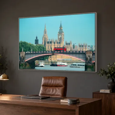 Quadro Decorativo Canvas Westminster Turquesa - CI0106